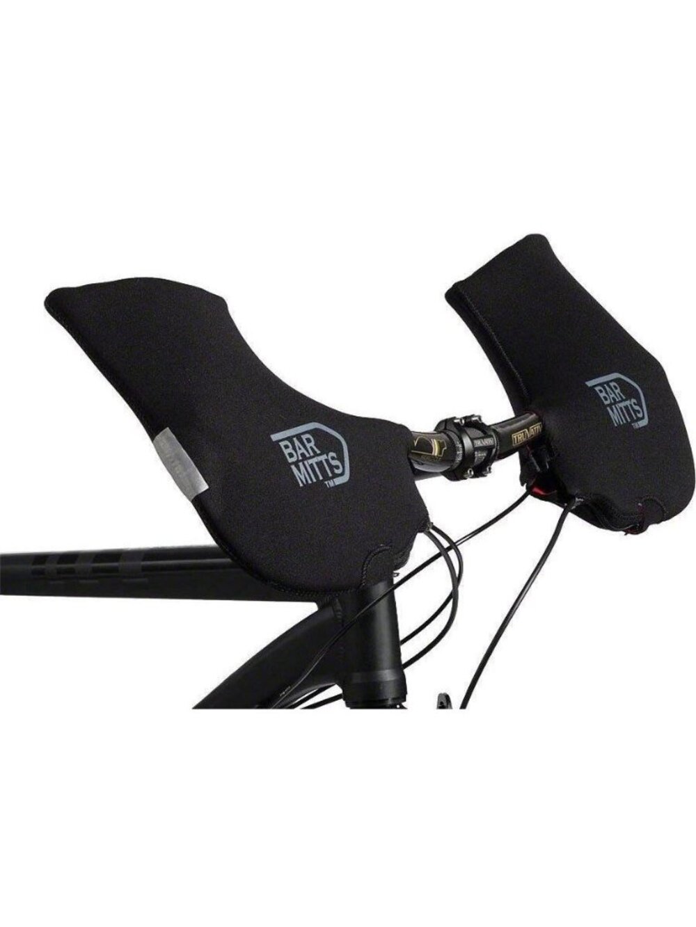 Bar Mitts Mountain / Commuter Pogie Bicycle Handlebar Mittens Large Black